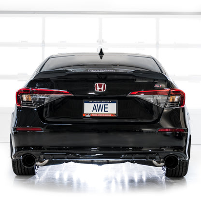 AWE Touring Edition Catback Exhaust (Dual Diamond Black Tip) - HONDA CIVIC Si (FE)