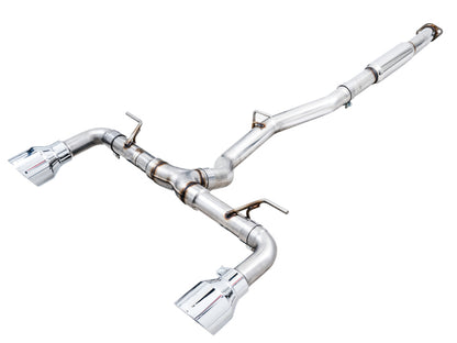 AWE TRACK EDITION EXHAUST - CHROME SILVER TIPS | 86 / BRZ / FR-S / GR86