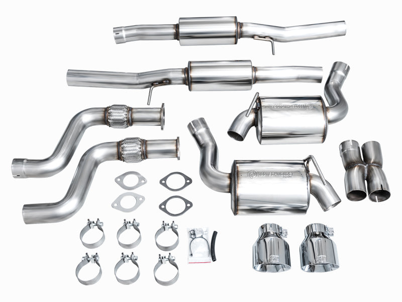 AWE Touring Edition Catback Exhaust (Chrome Silver Tips) - NISSAN Z (RZ34)