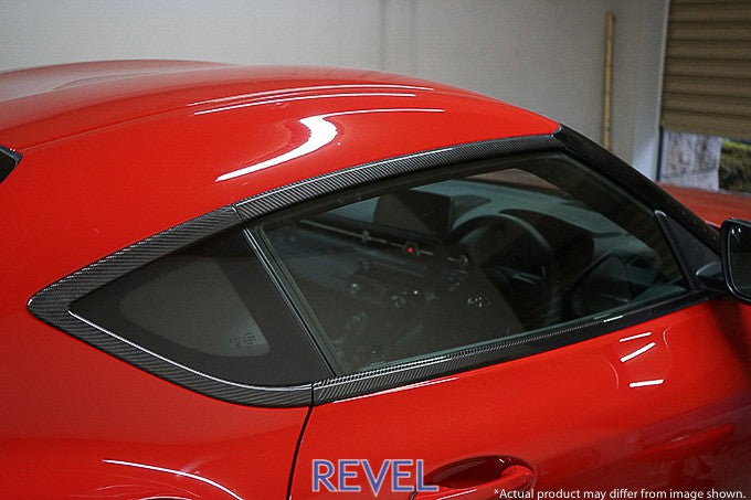 REVEL GT DRY CARBON WINDOW MOULDING COVER SET | GR SUPRA