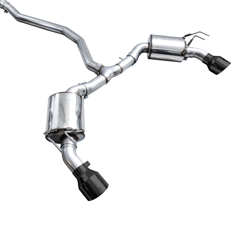 AWE Touring Edition Catback Exhaust (Dual Diamond Black Tip) - HONDA CIVIC Si (FE)