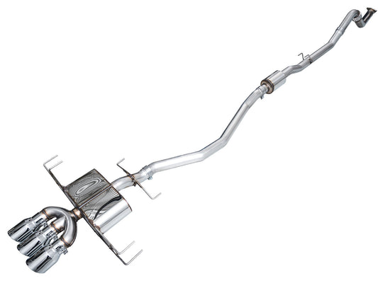 AWE Touring Edition Exhaust (Triple Chrome Silver Tips) - ACURA INTEGRA TYPE-S (DE5)