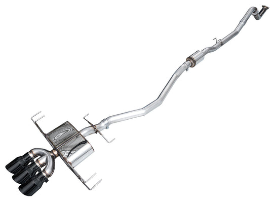 AWE Touring Edition Exhaust (Triple Diamond Black Tips) - ACURA INTEGRA TYPE-S (DE5)