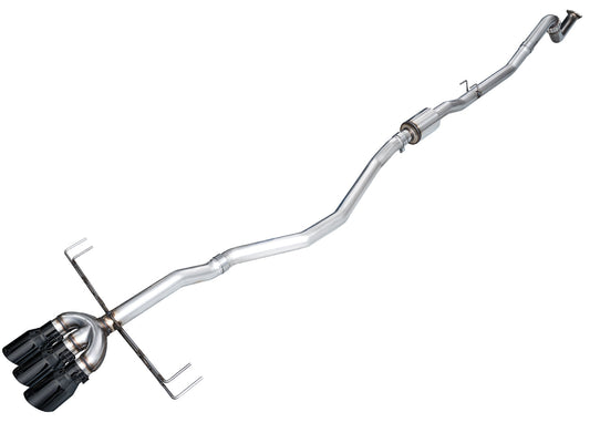 AWE Track Edition Exhaust (Triple Chrome Silver Tips) - ACURA INTEGRA TYPE-S (DE5)