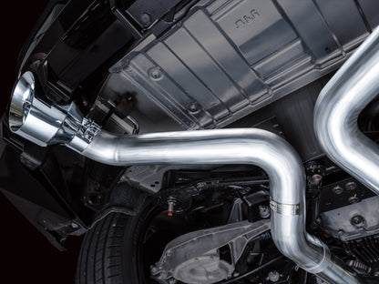 AWE Track Edition Catback Exhaust (Chrome Silver Tips) - NISSAN Z (RZ34)