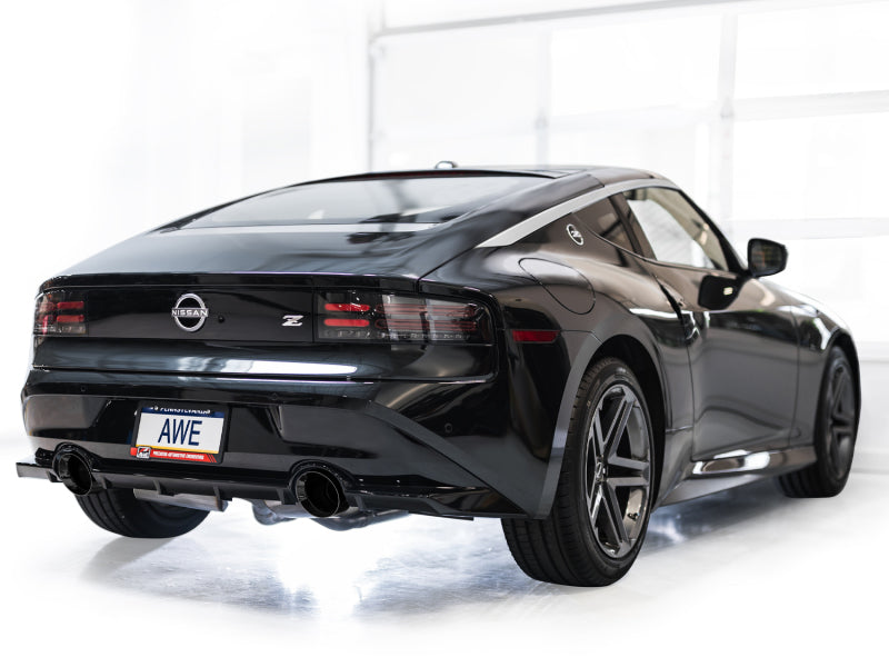 AWE Track Edition Catback Exhaust (Diamond Black Tips) - NISSAN Z (RZ34)