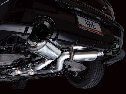 AWE Touring Edition Catback Exhaust (Diamond Black Tips) - NISSAN Z (RZ34)