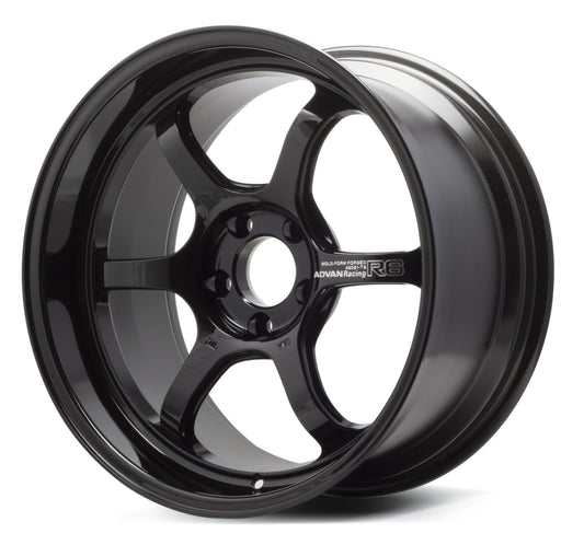 ADVAN R6 18x9.5 +44 / 5x100 - RACING TITANIUM BLACK  | 86 / BRZ / FR-S / GR86