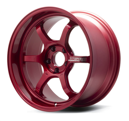 ADVAN R6 18x9.5 +45 / 5x100 - RACING CANDY RED  | 86 / BRZ / FR-S / GR86