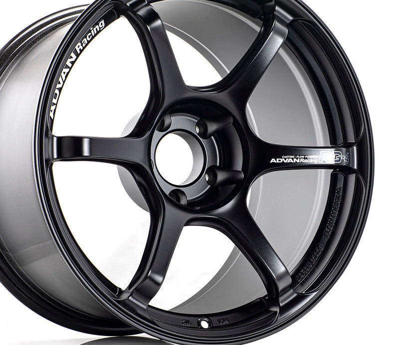 ADVAN RG-4 18x9.5 +45 / 5x100 - SEMI GLOSS BLACK | 86 / BRZ / FR-S / GR86