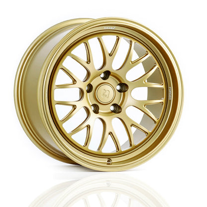 TITAN7 T-M20 FORGED MESH 20 SPOKE - 18" - Medalist Gold | GR SUPRA SPEC