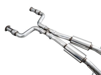 AWE Track Edition Catback Exhaust (Diamond Black Tips) - NISSAN Z (RZ34)