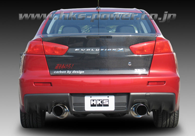 HKS Hi-Power Exhaust - MITSUBISHI EVO X