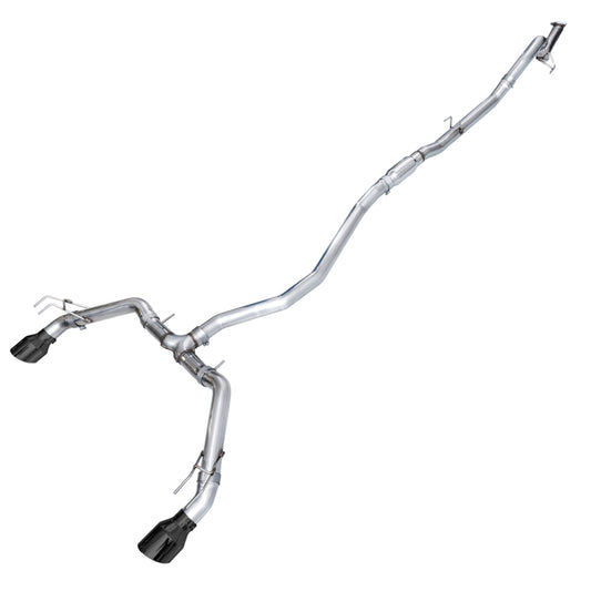 AWE Track Edition Catback Exhaust (Dual Diamond Black Tips) - HONDA CIVIC Si (FE)