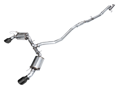 AWE Touring Edition Catback Exhaust (Dual Diamond Black Tip) - HONDA CIVIC Si (FE)