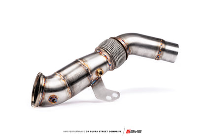 AMS PERFORMANCE STREET DOWNPIPE W/ GESI HIGH FLOW CAT | GR SUPRA