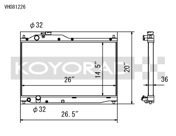 KOYORAD RACING RADIATOR | HONDA S2000