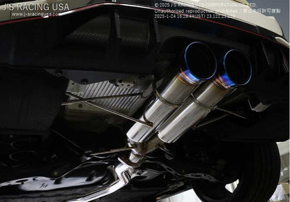 J'S RACING SUS EXHAUST PLUS DUAL 70RS STREET | HONDA CIVIC TYPE R (FK8)