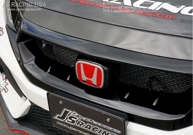 J'S RACING FRONT SPORTS GRILL | HONDA CIVIC TYPE R (FK8)