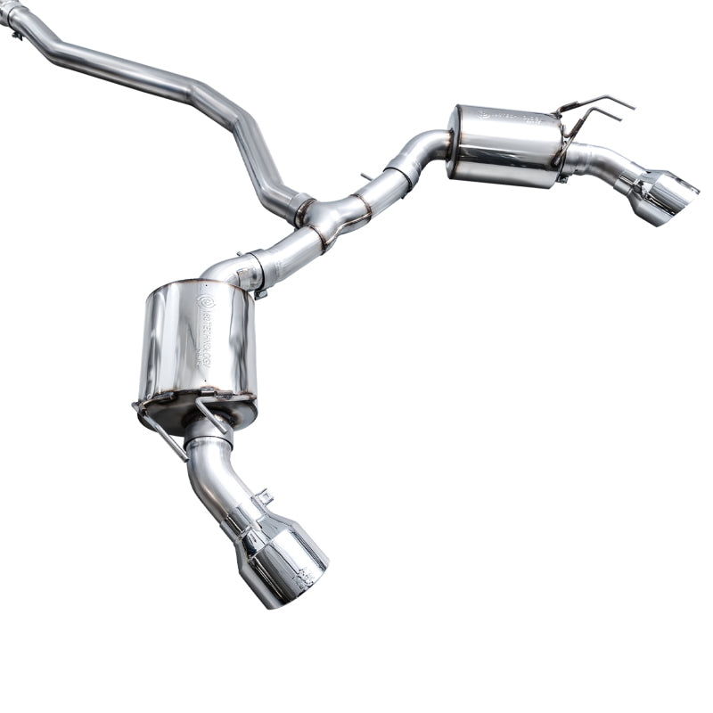 AWE Touring Edition Catback Exhaust (Dual Chrome Silver Tip) - HONDA CIVIC Si (FE)