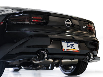 AWE Track Edition Catback Exhaust (Chrome Silver Tips) - NISSAN Z (RZ34)