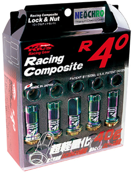 PROJECT KICS R40 - NEOCHRO - M12x1.25 LUG NUTS (16+4 LOCKS)