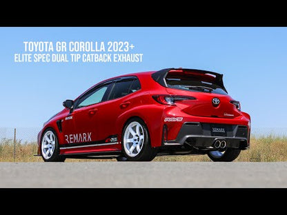 REMARK ELITE SPEC DUAL TIP (BURNT TI) NON-RESONATED EXHAUST | GR COROLLA