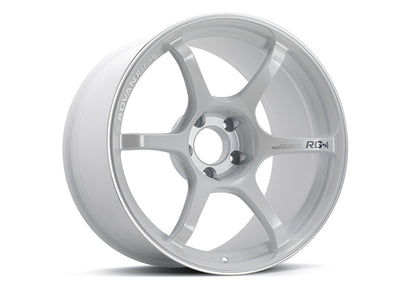 ADVAN RG-4 18x9.5 +45 / 5x100 - RACING WHITE METALLIC & RING | 86 / BRZ / FR-S / GR86