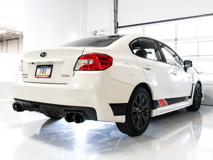 AWE TRACK EDITION - DIAMOND BLACK TIPS | WRX / STi (VA)